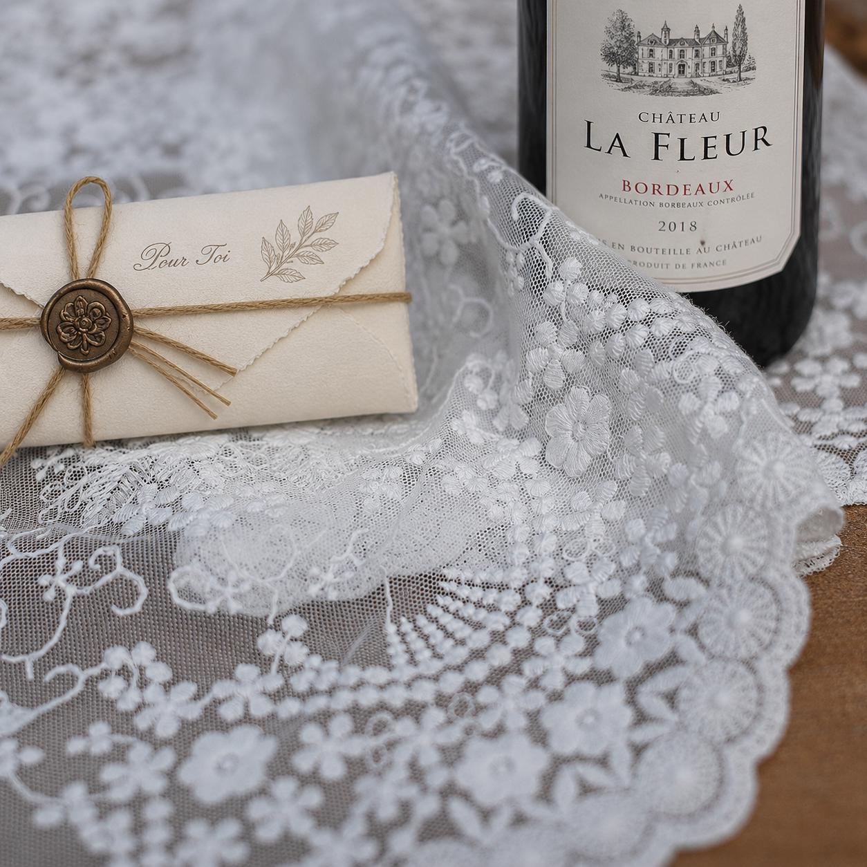 Boho Vintage Lace Table Runner