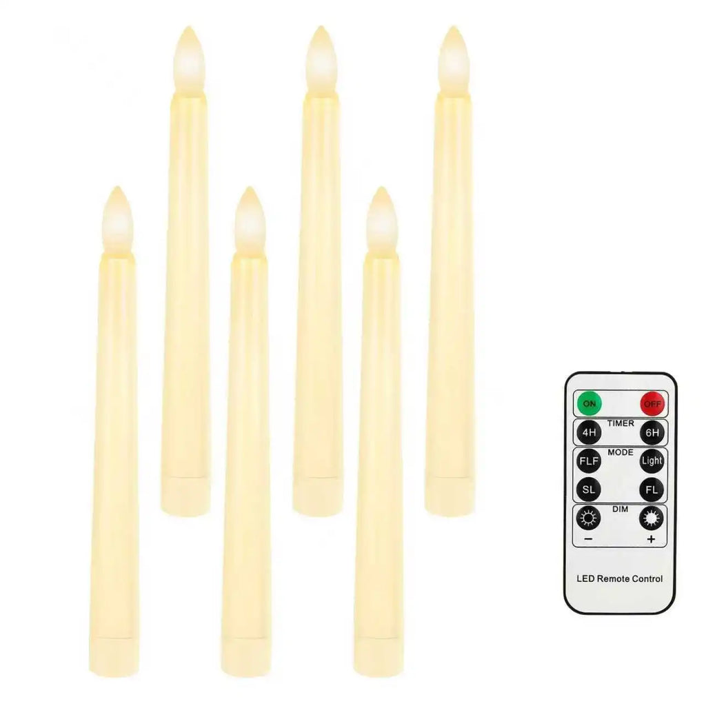 300 Hours Lighting Time Flameless LED Candle Warm Light Flickering Flame Simulation Table Candle for Holiday Wedding Home Decor
