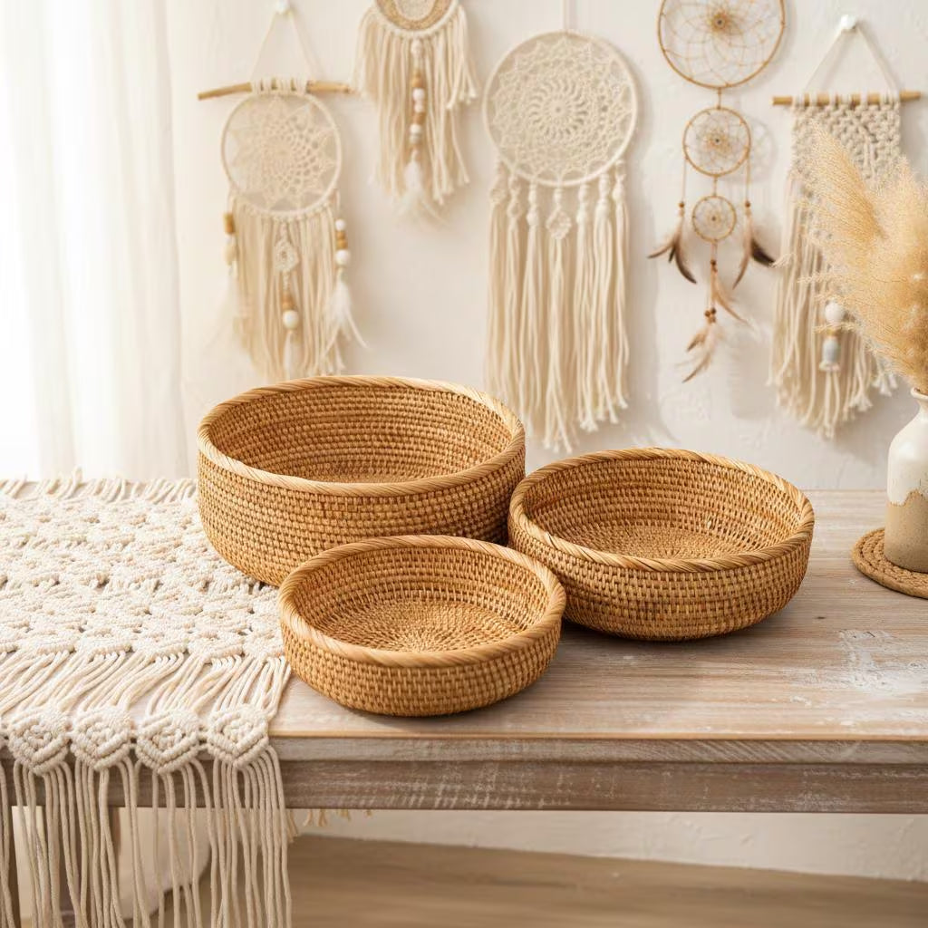 Boho Rustic Kitchen Organizer 