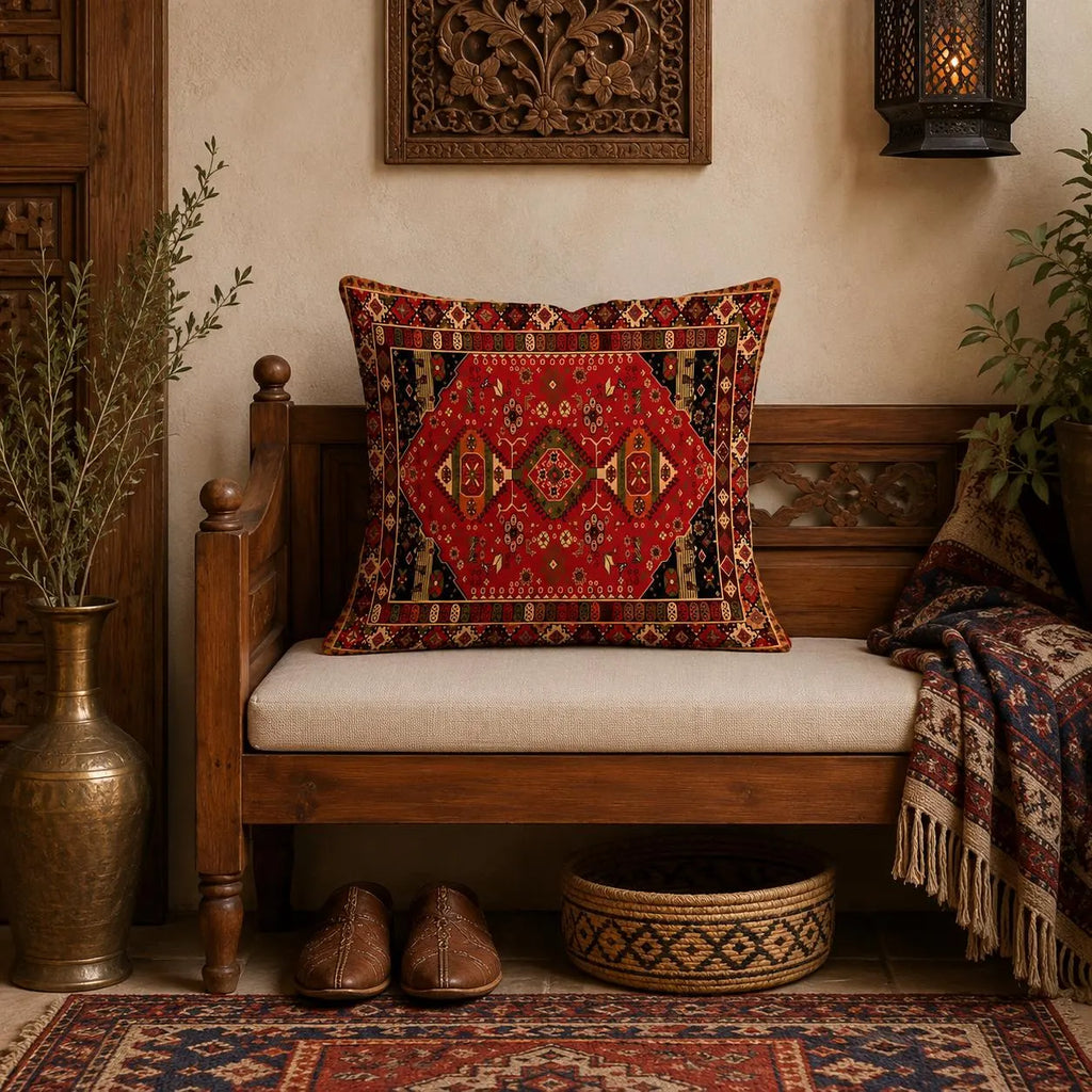 Vintage Persian Style Pillow Cover
