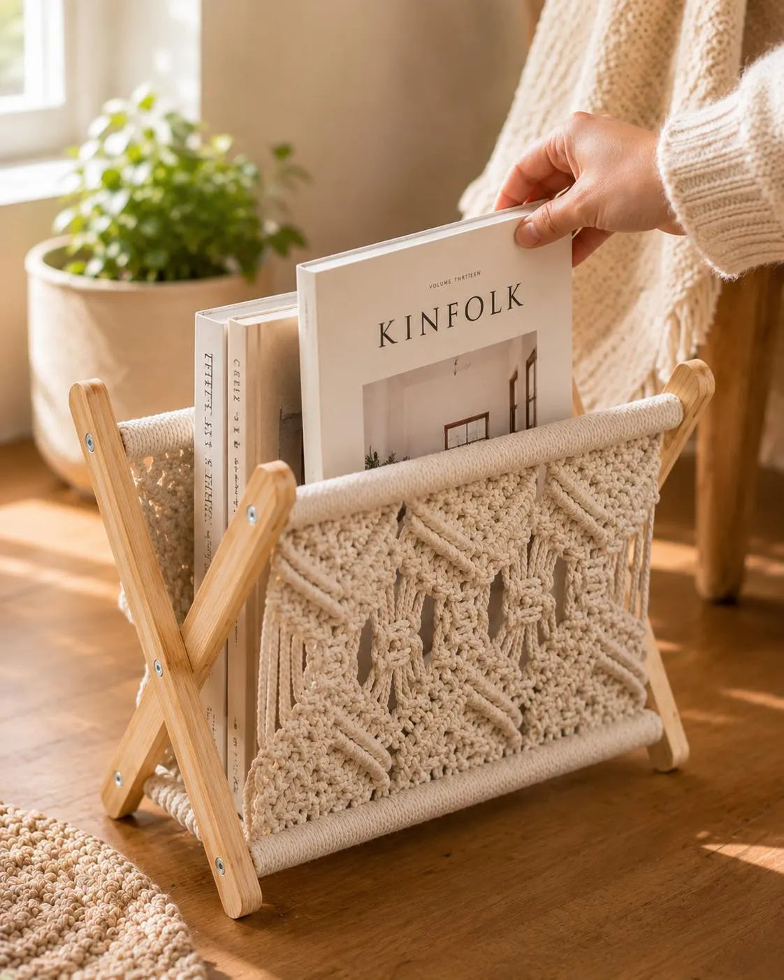  Boho Macrame Book Holder