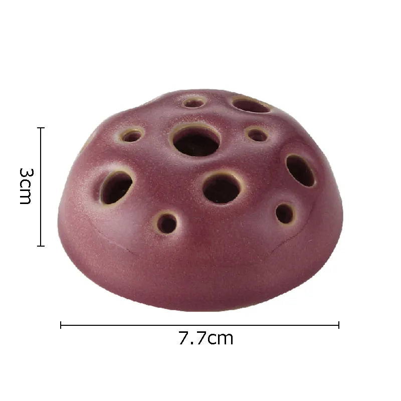 Simplicity Lotus Seedpod Ceramic Vase Artificial Flower Decorative Flowers Pots Desk Decoration Floral Arrangement Modern Decor