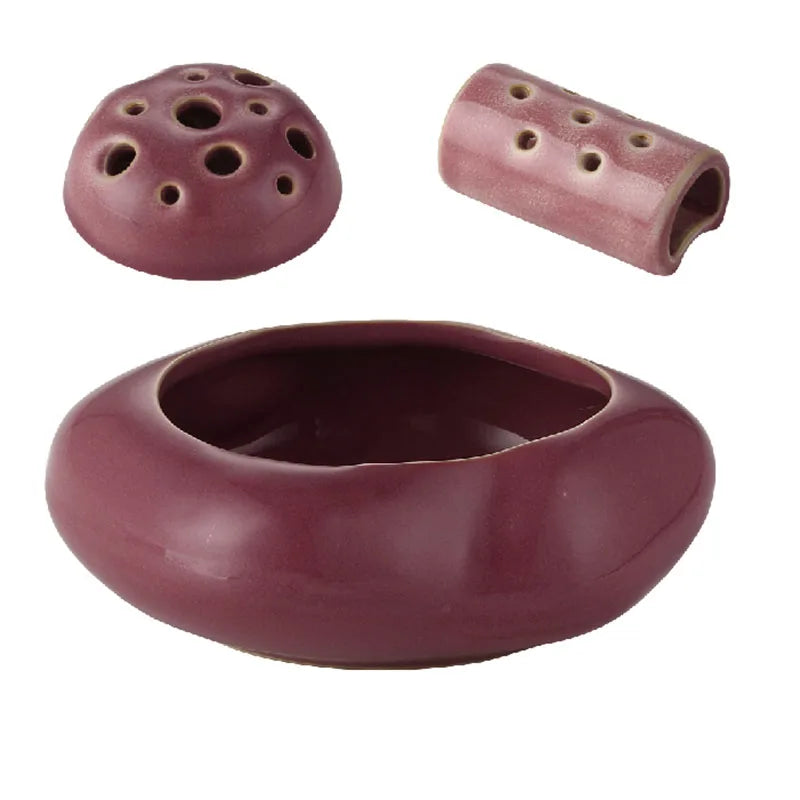 Simplicity Lotus Seedpod Ceramic Vase Artificial Flower Decorative Flowers Pots Desk Decoration Floral Arrangement Modern Decor