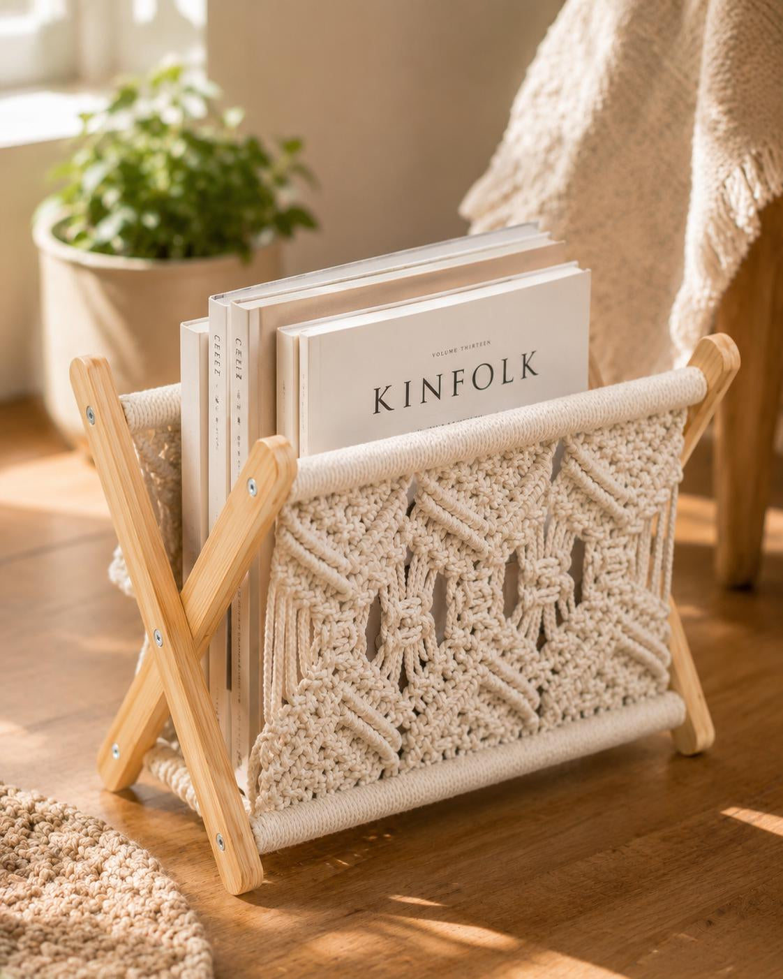  Boho Macrame Book Holder