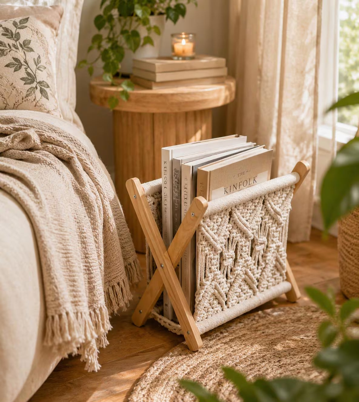  Boho Macrame Book Holder