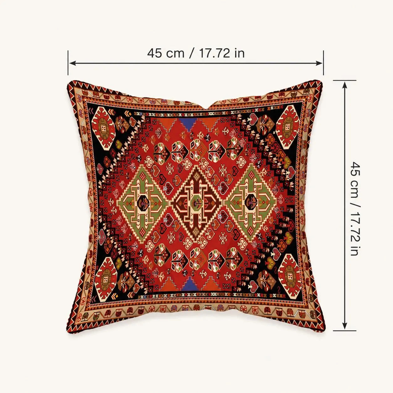 Vintage Persian Style Pillow Cover