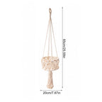Hanging Fruit Basket Basket Rope Macrame Wall Hanging Fruit Hanger Hanging Baskets Handmade Home Garden Balcony Decor