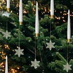 Christmas Candle LED Indoor Holiday Christmas Tree Ornaments Festive Atmosphere Decoration Christmas Pendant