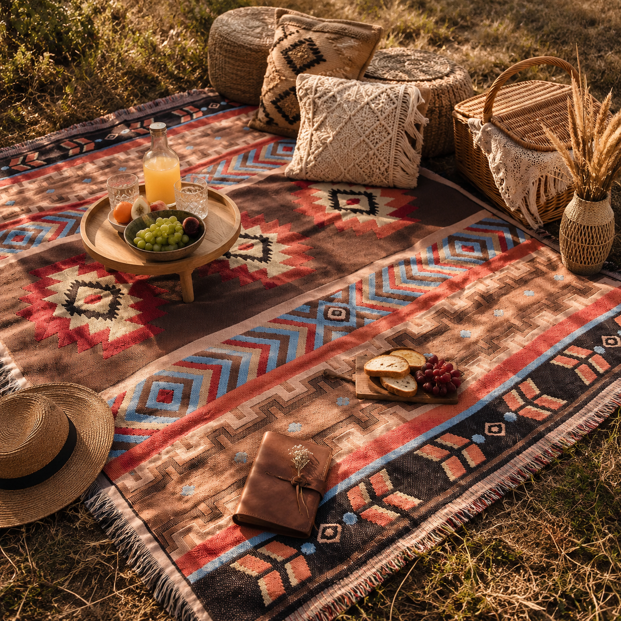 Bohemian Outdoor Blanket