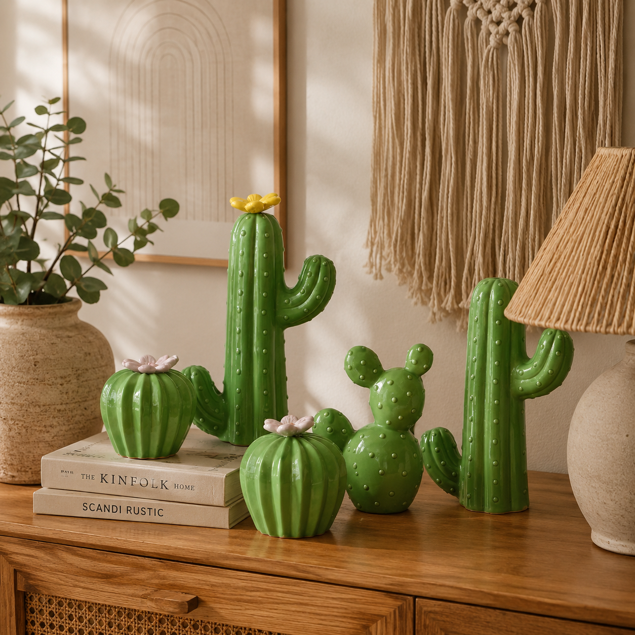 Ceramic Cactus Ornament