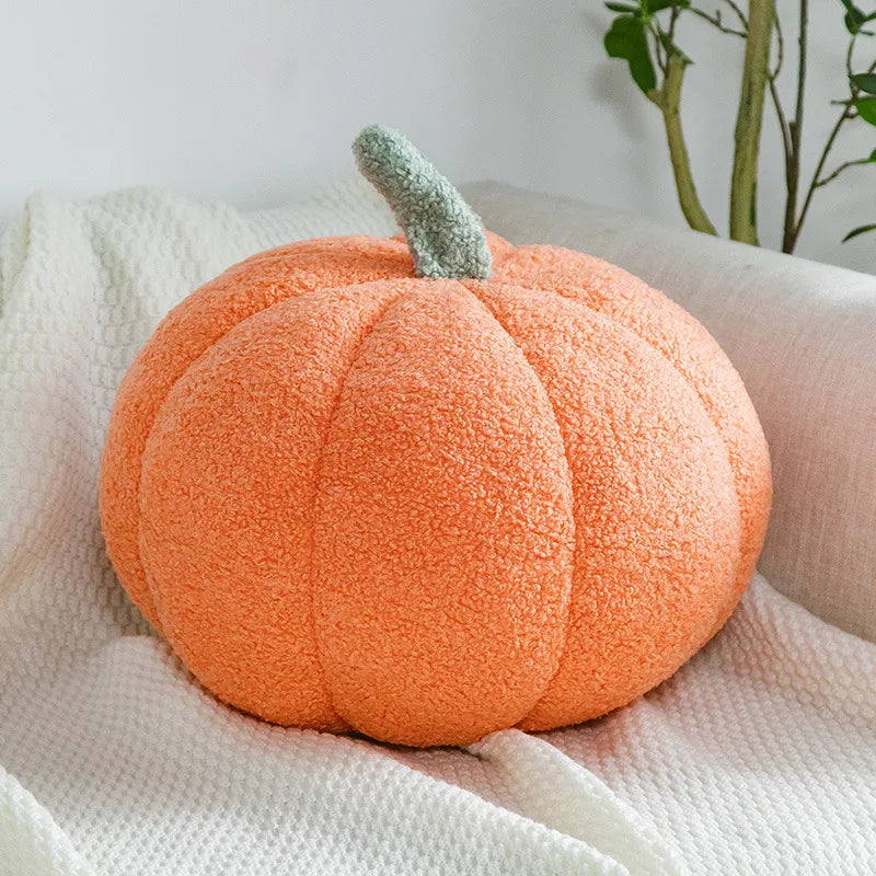 High Quality Soft Cute Pumpkin Shaped Pillow Nordic Style Room Decor Plush Sofa Living Room Bedside Bed Cushion 20/28/35Cm