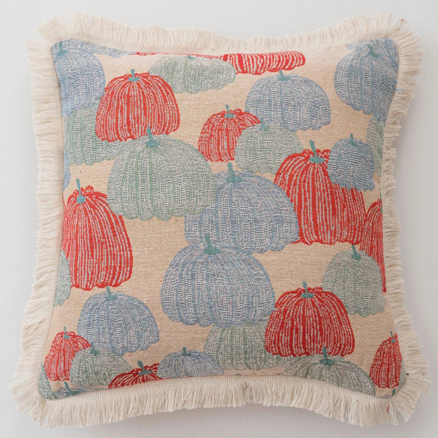 Luxury Floral Cushion Covers Oil Painting Art Pillow Cover Jacquard Tassels Vintage Pillowcase for Home Living Room Decor