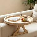 Sofa Tray Table Sofa Armrest Clip-On Tray Natural Wooden Sofa Tray Practical TV Snack Tray for Remote Control Coffee Snacks