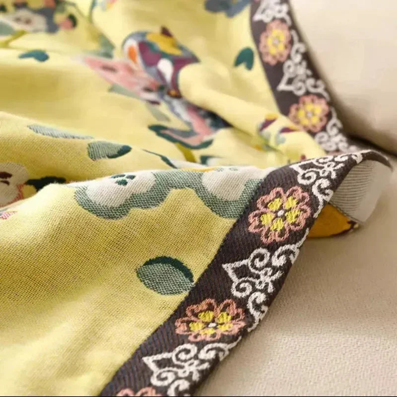 Bohemian Cotton Bath Towel