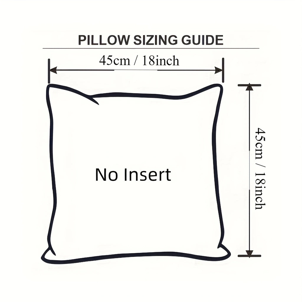 1Pcsolid Decorative Throw Pillow Cover with Tassels Boho Accent Cushion Case for Couch Bedroom Car