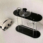 Ins Style Acrylic Storage Rack Desktop Organizer Perfume Jewelry and Cups Display Stand 3 Layers Removable Decorative Shelf
