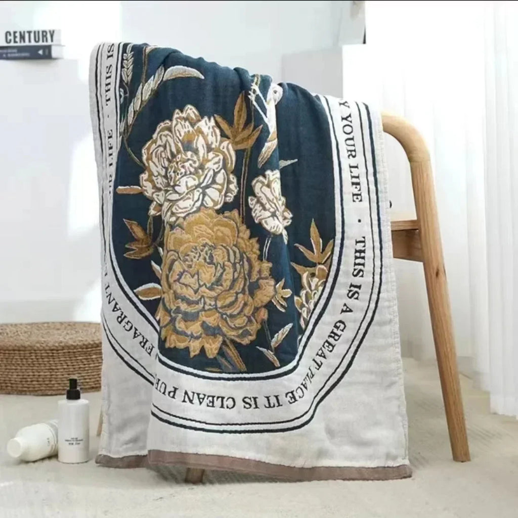 Bohemian Cotton Bath Towel