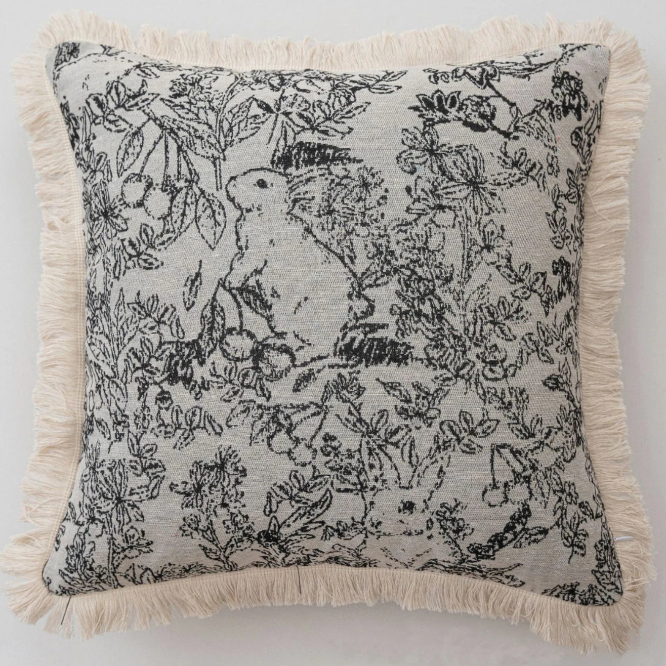Luxury Floral Cushion Covers Oil Painting Art Pillow Cover Jacquard Tassels Vintage Pillowcase for Home Living Room Decor
