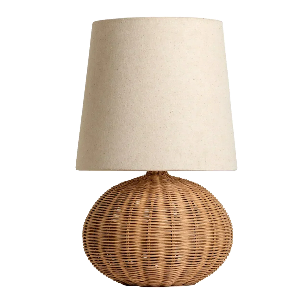 Wabi-Sabi Retro Desk Lamp Bedroom Bedside Fabric Table Lamp Medieval Hotel Rattan Fujii Weaving Atmosphere Home Decor E27