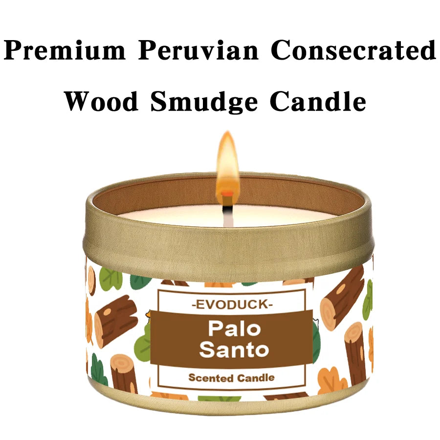 Palo Santo Scented Candles Premium Palo Santo Purify Elevate Energy Cleansing Candle for Meditation Winter Gifts Gift for Woman