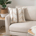 Cream Boho Tufted Pillow Covers