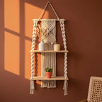 Macrame Wall Shelf Boho 