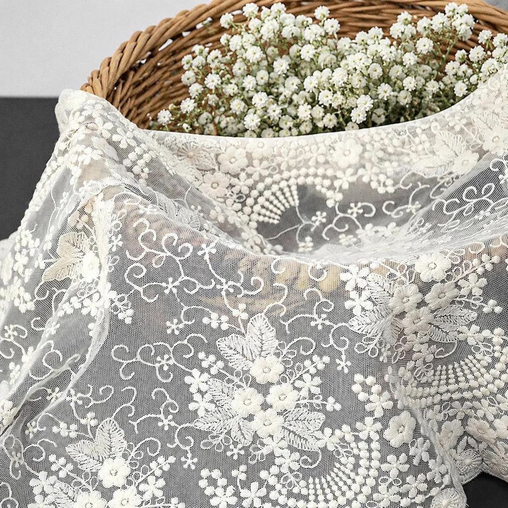 Boho Vintage Lace Table Runner