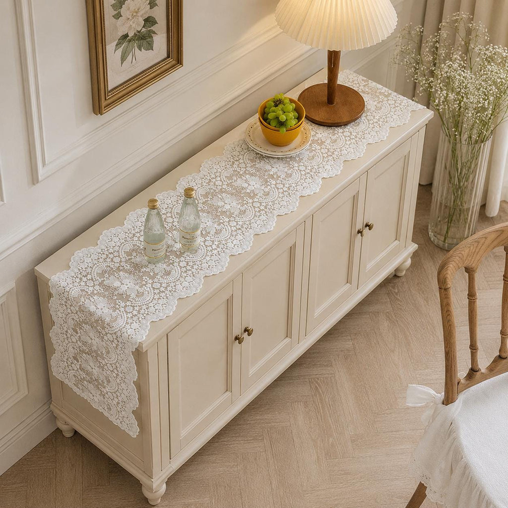Boho Vintage Lace Table Runner