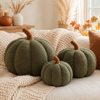 Pumpkin Pillow, Plush Pumpkin Cushion, Fall Autumn Home Decor, Cozy Halloween Pillow, Thanksgiving Sofa Decor