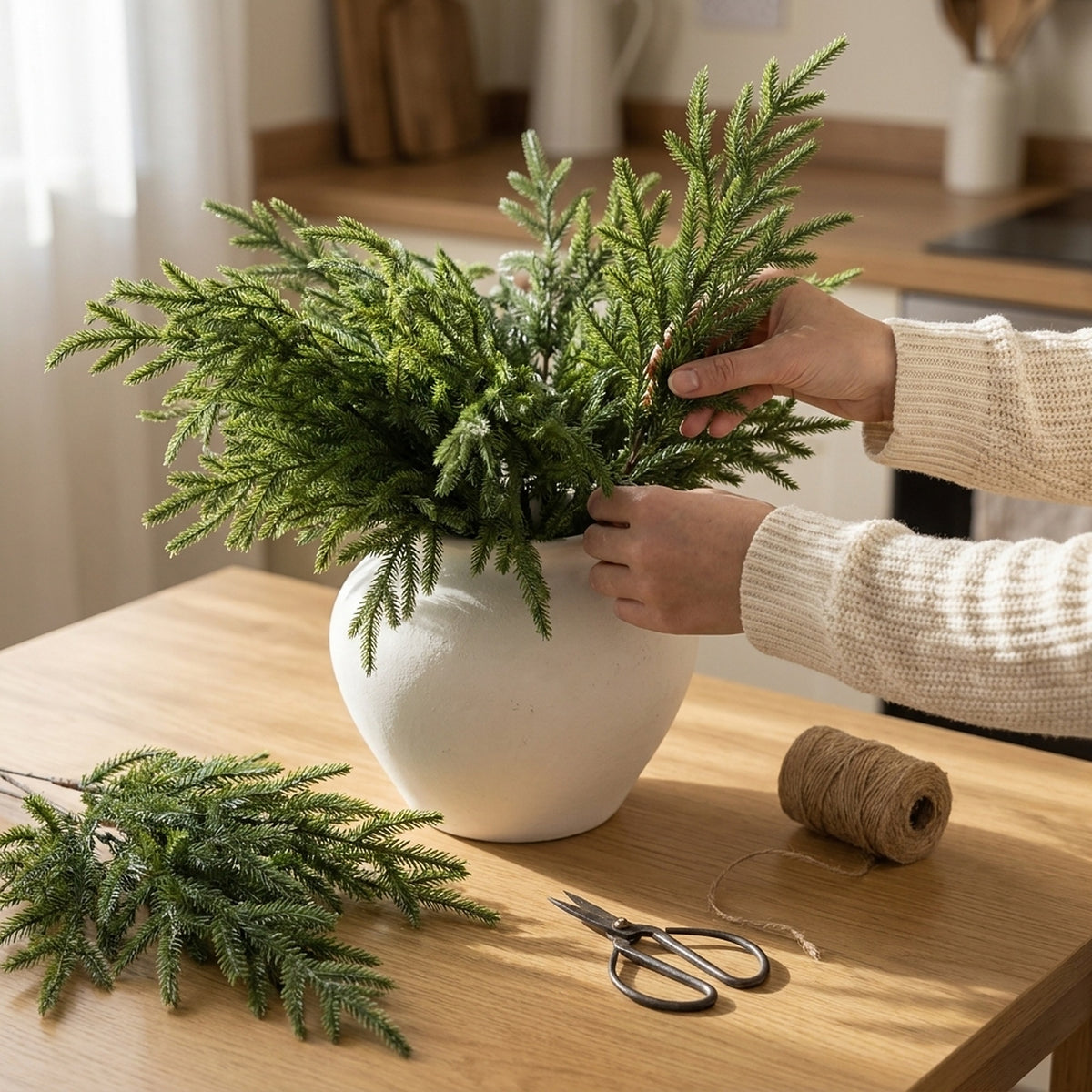 Artificial Cedar Sprigs