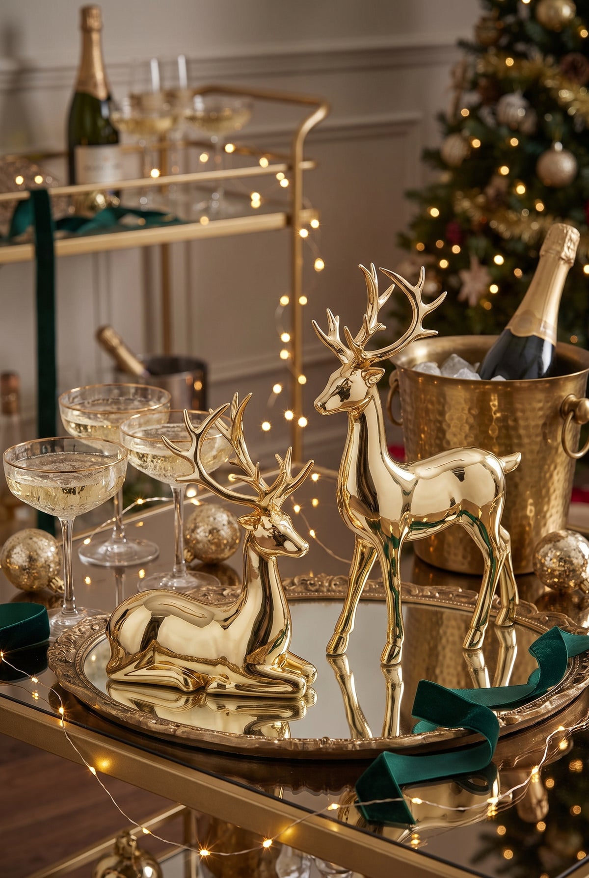 Christmas Reindeer Table Decoration