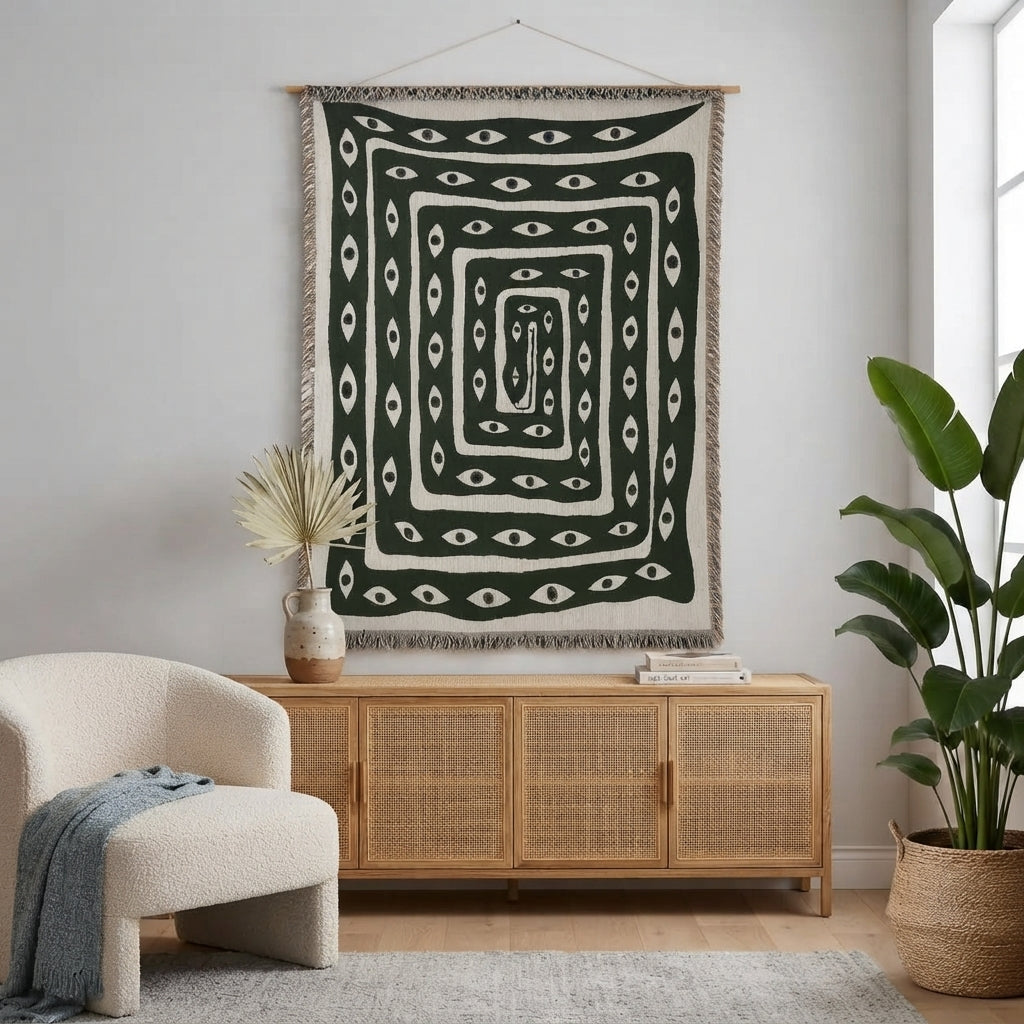 Evil Eye Throw Blanket