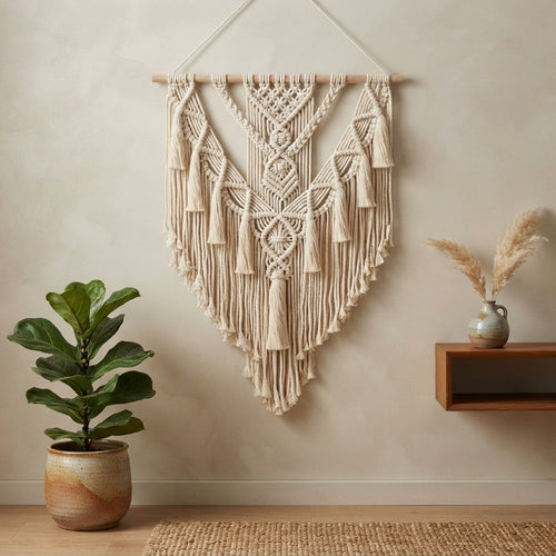 Boho Macrame Wall Hanging