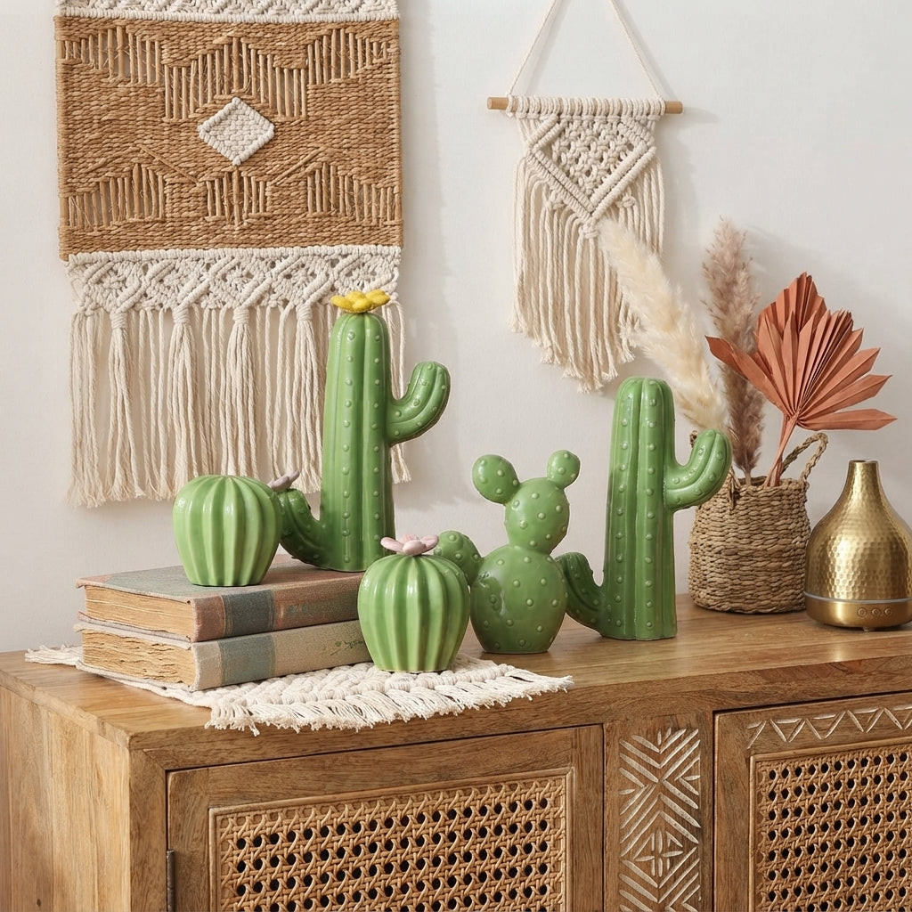 Ceramic Cactus Ornament